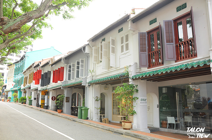 บรรยากาศที่ถนน Duxton Road