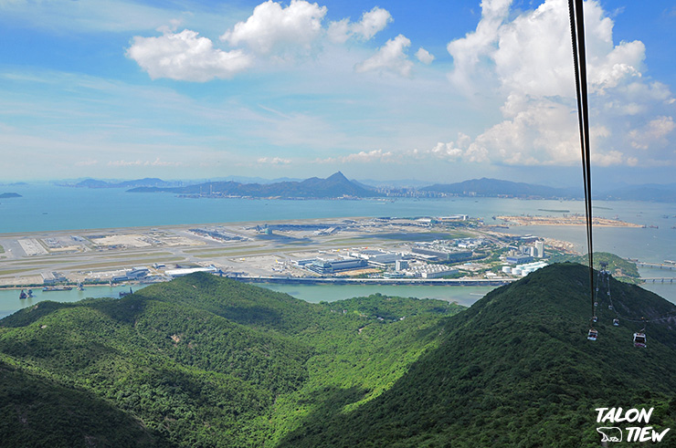 วิวจากบนกระเช้านองปิง Ngong Ping Cable Car