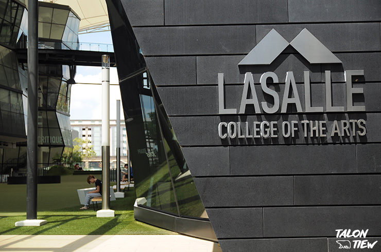 อาคารสวยสะดุดตาของ Lasalle Colledge of Art