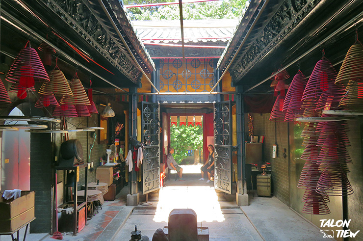 บรรยากาศภายในวัดเจ้าแม่ทับทิม ทินหัว Tin Hau Temple