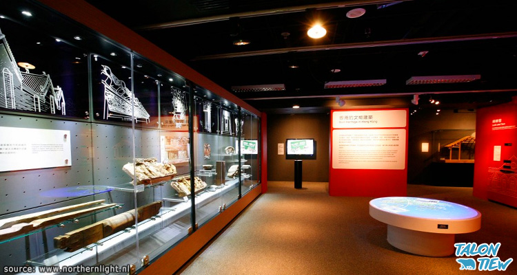 บรรยากาศภายในโซนจัดแสดงของศูนย์วัฒนธรรมฮ่องกง Hong Kong Heritage Discovery Centre