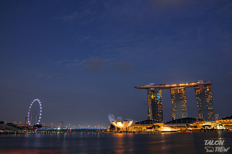 มุมภาพถ่ายจากบนสะพานจูบิลลี่ Jubilee Bridge