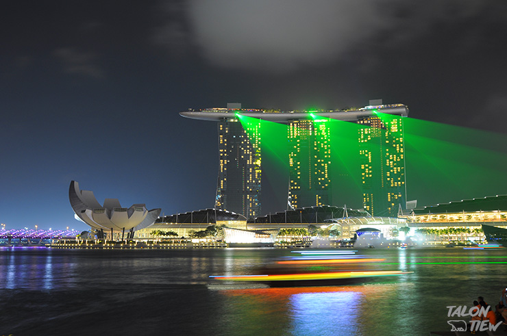 มุมภาพถ่ายจากสวนเมอร์ไลอ้อน Merlion Park