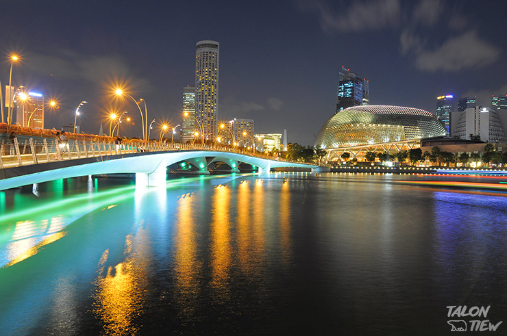 มุมภาพถ่ายจากสวนเมอร์ไลอ้อน Merlion Park