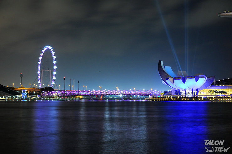 มุมภาพถ่ายจากสวนเมอร์ไลอ้อน Merlion Park