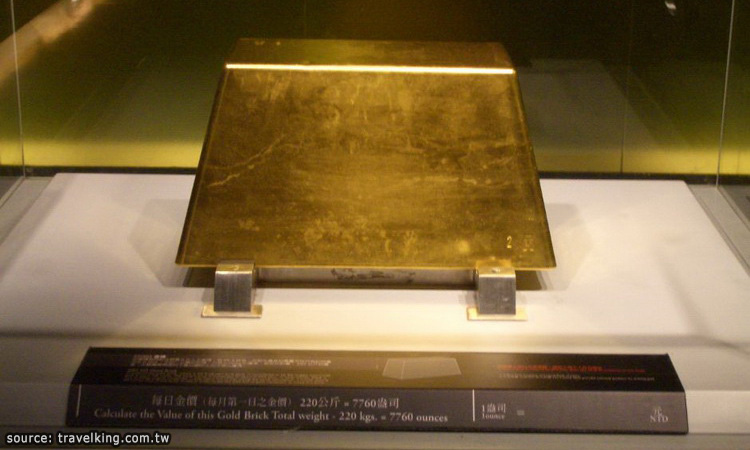 ทองคำบริสุทธิ์ขนาด 220 กิโลกรัม