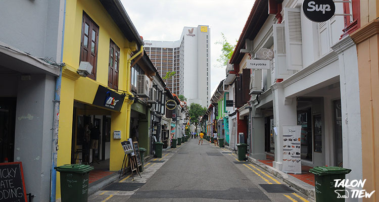 บรรยากาศภายในตรอกฮาจิ Haji Lane