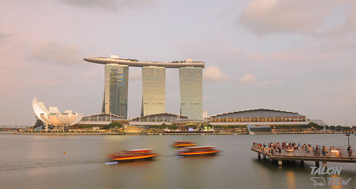 บรรยากาศริมอ่าวมาริน่า Marina Bay