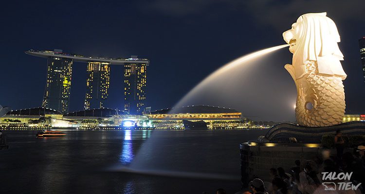 รูปปั้นสิงโตเงือก เมอร์ไลอ้อน Merlion