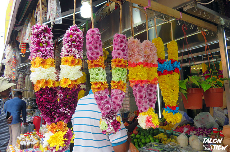 ร้านขายดอกไม้สดแถวถนน Serangoon Road