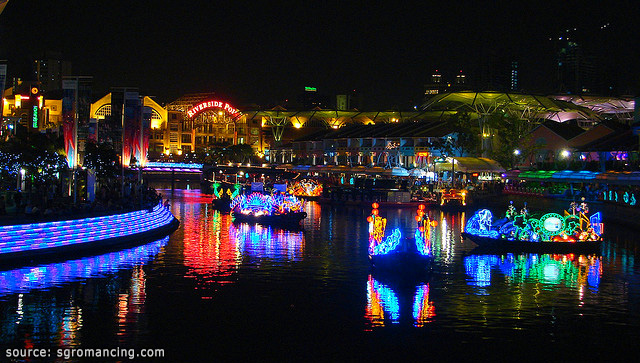 บรรยากาศงานเทศกาลที่แม่น้ำสิงคโปร์ Singapore River Festivals