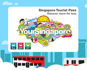 ตัวอย่างบัตรสิงคโปร์ Singapore Tourist Pass
