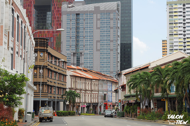 บรรยากาศที่ถนน Tanjong Pagar Road