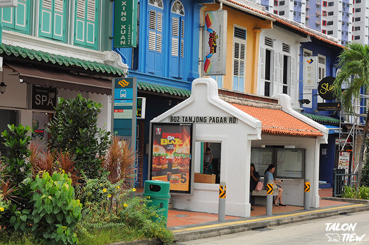 บรรยากาศที่ถนน Tanjong Pagar Road