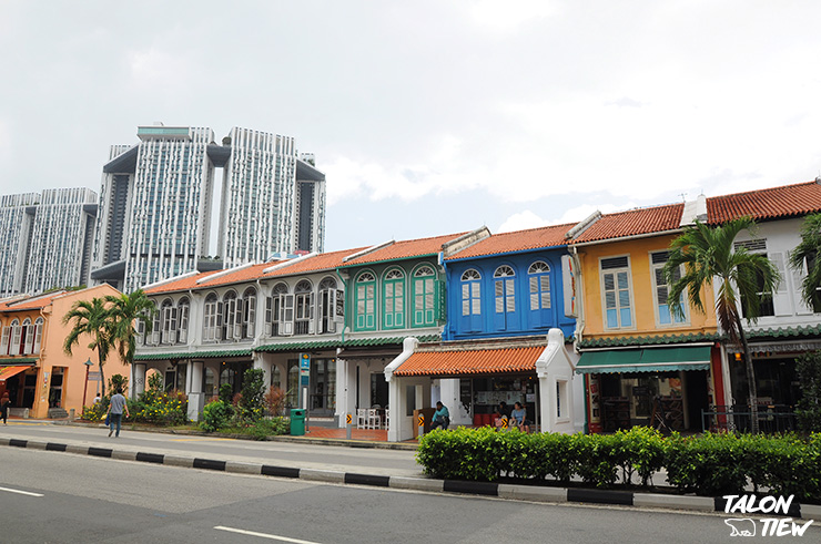 บรรยากาศที่ถนน Tanjong Pagar Road