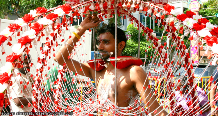 บรรยากาศงานเทศกาลไทปูซัม ของชาวฮินดู Thaipusam Hindu festival of faith