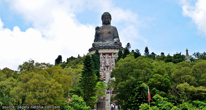 องค์พระใหญ่ The Big Buddha แห่ง นองปิง Ngong Ping