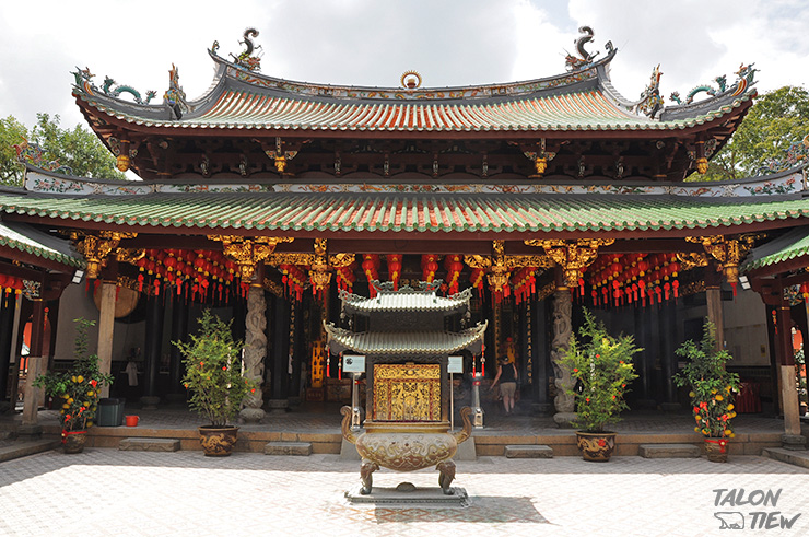 บรรยกาศภายในวัดเทียนฮกเขง Thian Hock Keng Temple