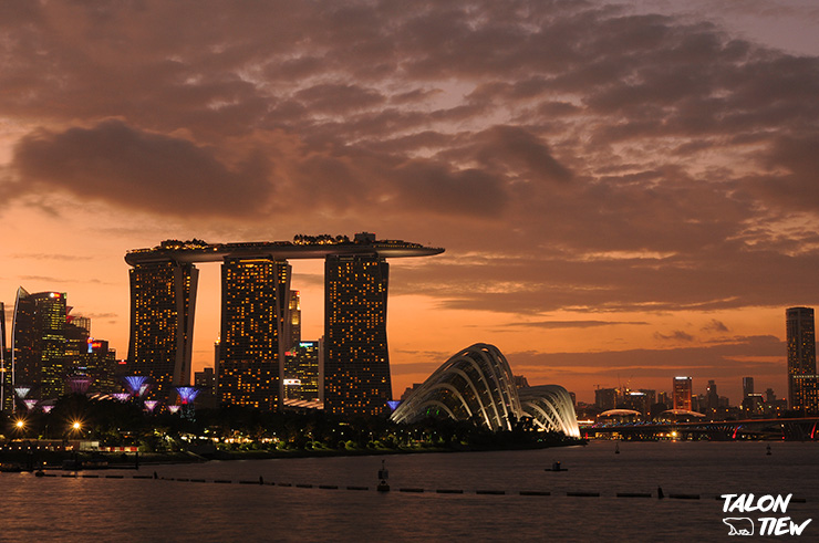 บรรยากาศริมอ่าวมาริน่า Marina Bay