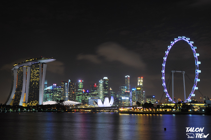 บรรยากาศริมอ่าวมาริน่า Marina Bay