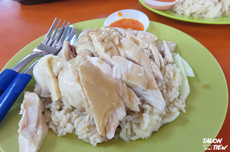 ข้าวมันไก่ร้านเทียนเทียนสาขาแม็กเวลไชน่าทาวน์