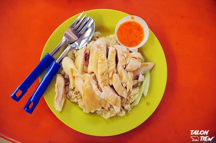 ข้าวมันไก่ร้านเทียนเทียนสาขาแม็กเวลไชน่าทาวน์2