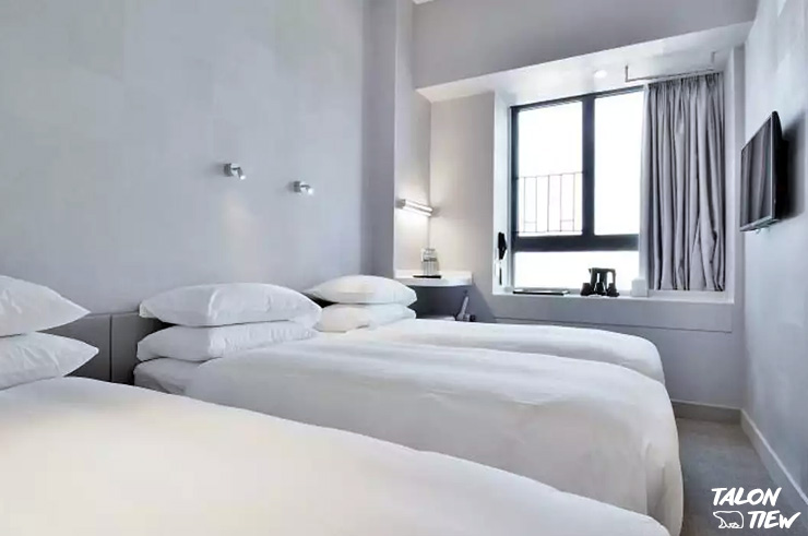 ห้องพักแบบนอนได้ 3 คนของโรงแรม INN Hotel Hong Kong
