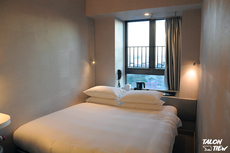 บรรยากาศภายในห้องนอนของโรงแรม INN Hotel Hong Kong