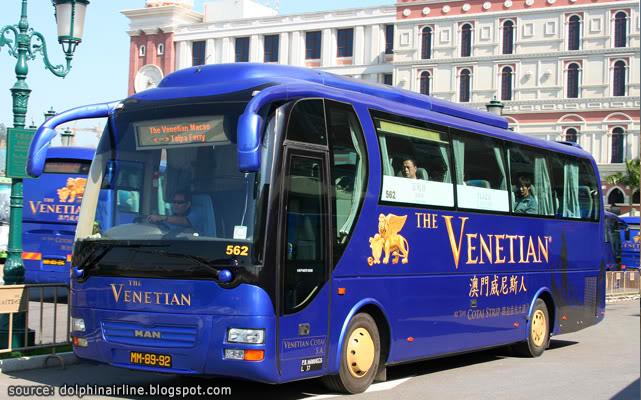 รถบัส Shuttle Bus ฟรีของเวเนชี่ยน 