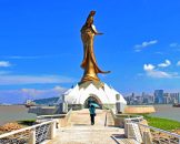รูปปั้นเจ้าแม่กวนอิมริมทะเลมาเก๊า Kun Iam Statue