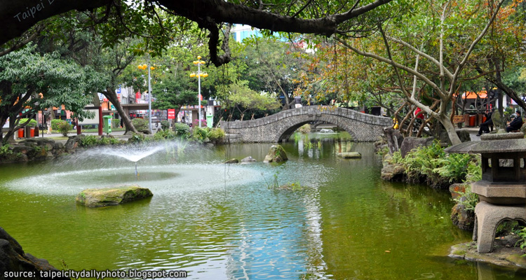 บรรยากาศภายในสวนสันติภาพ 228 Peace Memorial Park