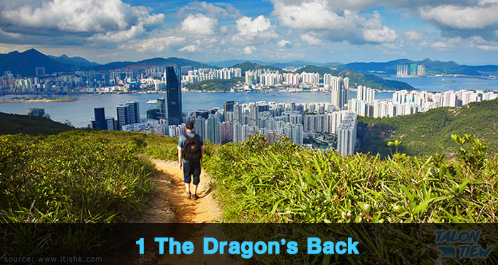 บรรยากาศของเส้นทางปีนเขา หลังมังกร The Dragon’s Back – Stage 8 Hong Kong Trail