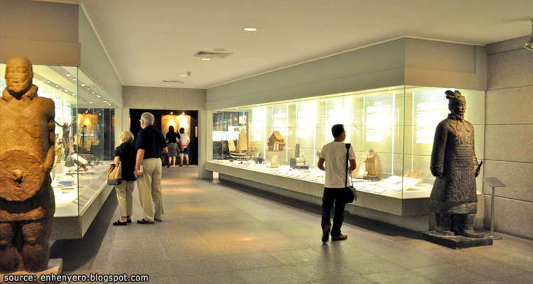บรรยากาศภายในโซนจัดแสดงของพิพิธภัณท์ศิลปะมาเก๊า Macau Museum of Art