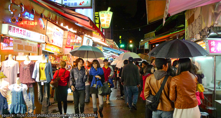 ตลาดกลางคืน Shida Night Market