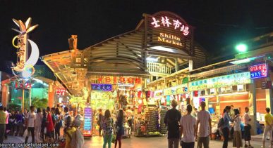 ตลาดกลางคืนซื่อหลิน Shilin Night Market