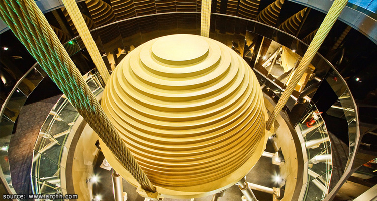 ลูกตุ้มยักษ์ Mass Damper ของตึกไทเป 101 Taipei 101