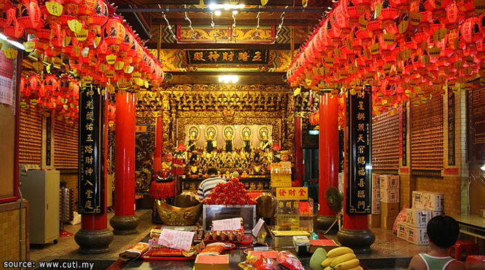 บรรยากาศภายในวัดเสียไห่เฉิงหวง Xia Hai City God Temple