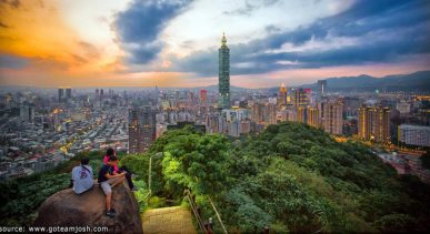 จุดชมวิวเขาเซี่ยงซานหรือเขาช้าง Xiangshan Elephant Moutain