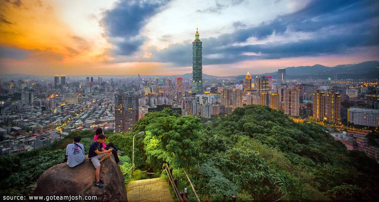 จุดชมวิวเขาเซี่ยงซานหรือเขาช้าง Xiangshan Elephant Moutain