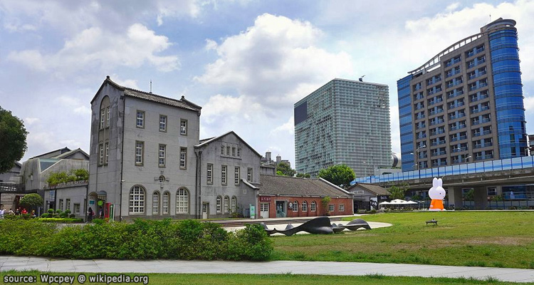 บรรยากาศรอบๆสวนศูนย์ความคิดสร้างสรรค์ ฮว่าซาน Huashan 1914 Creative Park
