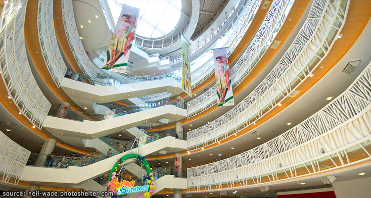 บรรยากาศภายในของห้างดรีมมอลล์ Dream Mall