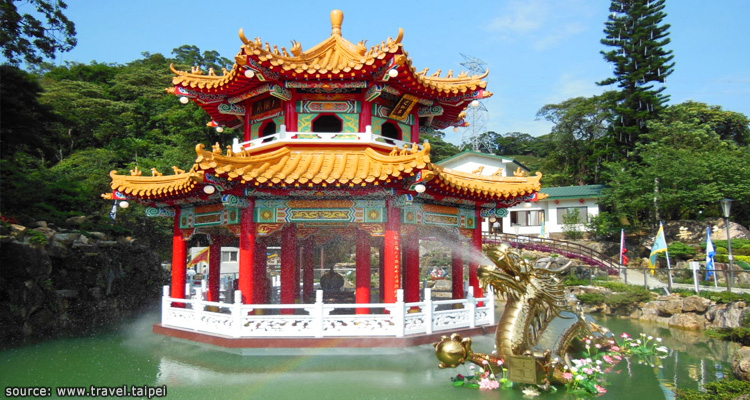 สวนของวัดซื่อหนาน Zhinan Temple