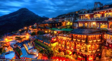 ถนนสายเก่าในจิ่วเฟิ่น Jiufen