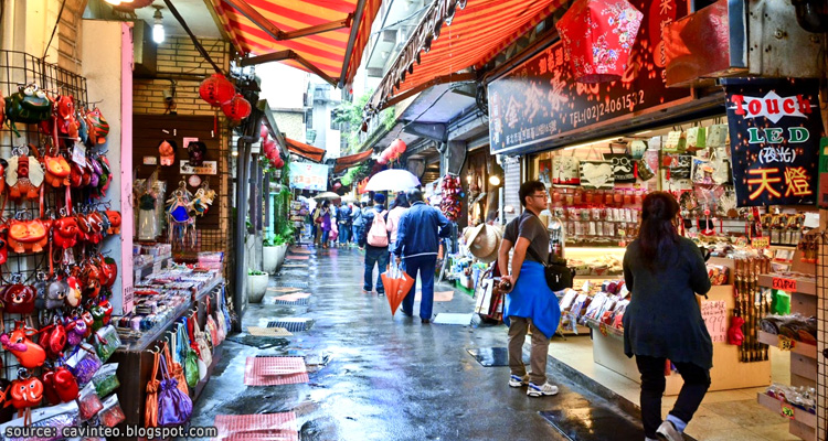 บรรยากาศที่ถนนสายเก่าในจิ่วเฟิ่น(Jiufen Old Street)