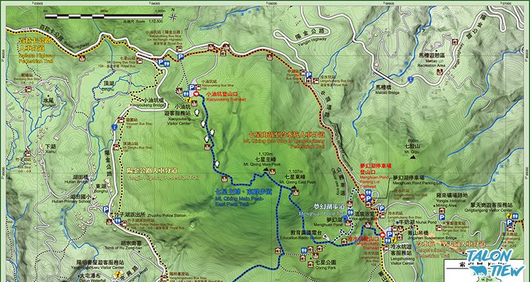 แผนที่หยางหมิงซาน-Yangmingshan-Map