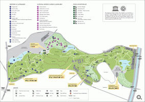 แผนที่สวนพฤษศาสตร์สิงคโปร์ Singapore Botanic Garden Map
