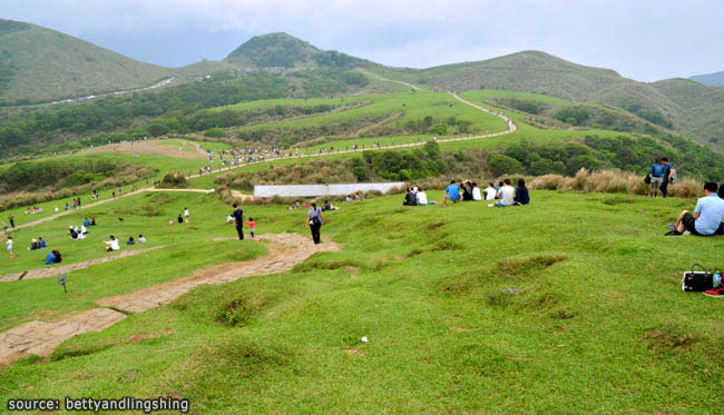 บรรยากาศที่ทุ่งหญ้า Qingtiangang