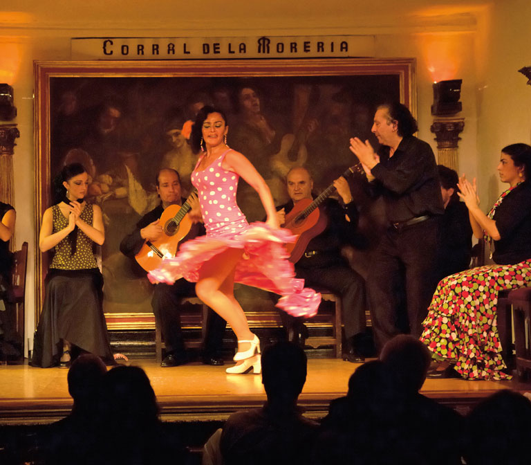 Flamenco-Corral-de-la-Moreria,-Madrid